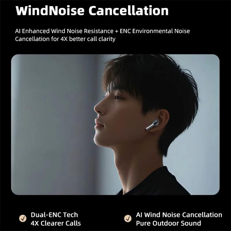 Orijinal Lenovo LP2 Pro Bluetooth 5.4 Kulaklık Yarı Kulak İçi Net Çağrı HIFI Ses Kalitesi Kablosuz Kulaklıklar Hafif Konforlu Kulaklık