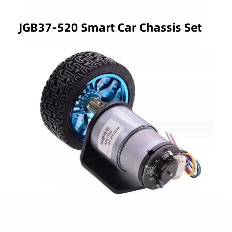 

DC 12V JGB37 - 520 Редукторний двигун, Набір для DIY розумного самобалансуючого колеса та шини з датчиком Холла, Кріпильний кронштейн 12V&Other