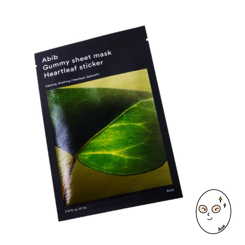 Abib Gummy Sheet Mask Sticker 10EA Heartleaf
