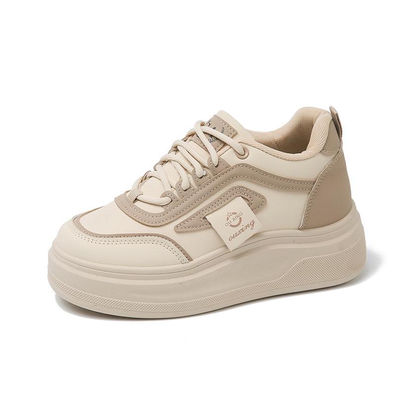 

Женские удобные популярные легкие кроссовки для отдыха на толстой подошве с увеличением роста, противоскользящей амортизацией, поддержкой свода стопы, не утомляющие ноги 39 хаки