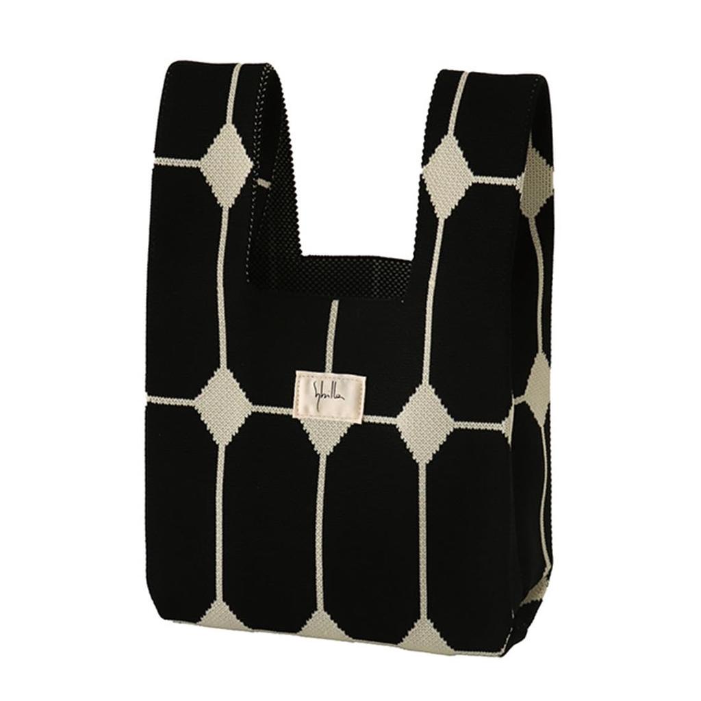 Sybilla Knit Eco BagMy Bag "balcón" (Black) Women's Bag 001634-0002-02