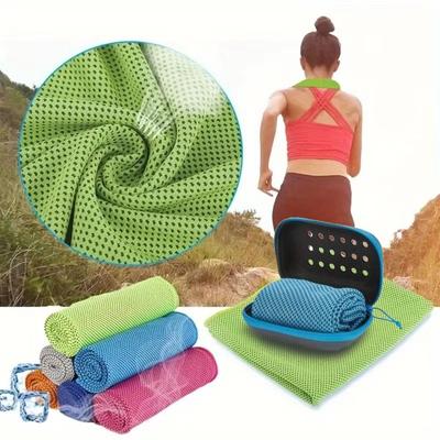 Portable Cold Sweat Absorbent Towel Quick Drying Running Fitness Towel Sport Towels  Outdoor