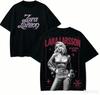 T-shirt Regalo Zara Larsson Uomo Donna Harajuku Oversize Unisex Manica Corta Streetwear alta qualità Coppie prodotto caldo Comoda