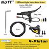 NUTT 4 Piston Y-5 Electric E-Bike Scooter Disc Brake Hydraulic Bicycle 140 160 180 Rotor For A5-D KUGOO Dualtron Kaabo Mantis