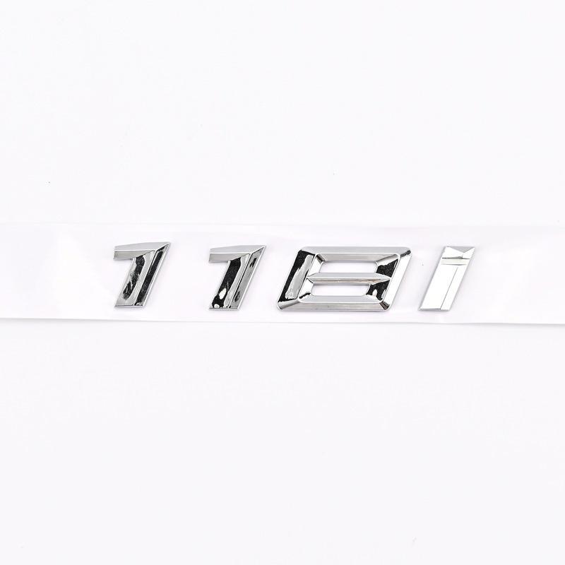 Compatible Rear Emblem for 2020-2023 BMW 1 Series 118i/116i/120i/125i with Modified Displacement Number