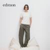 EditionE+ 2026 Spring Short Sleeve Cotton Cashmere Sweater