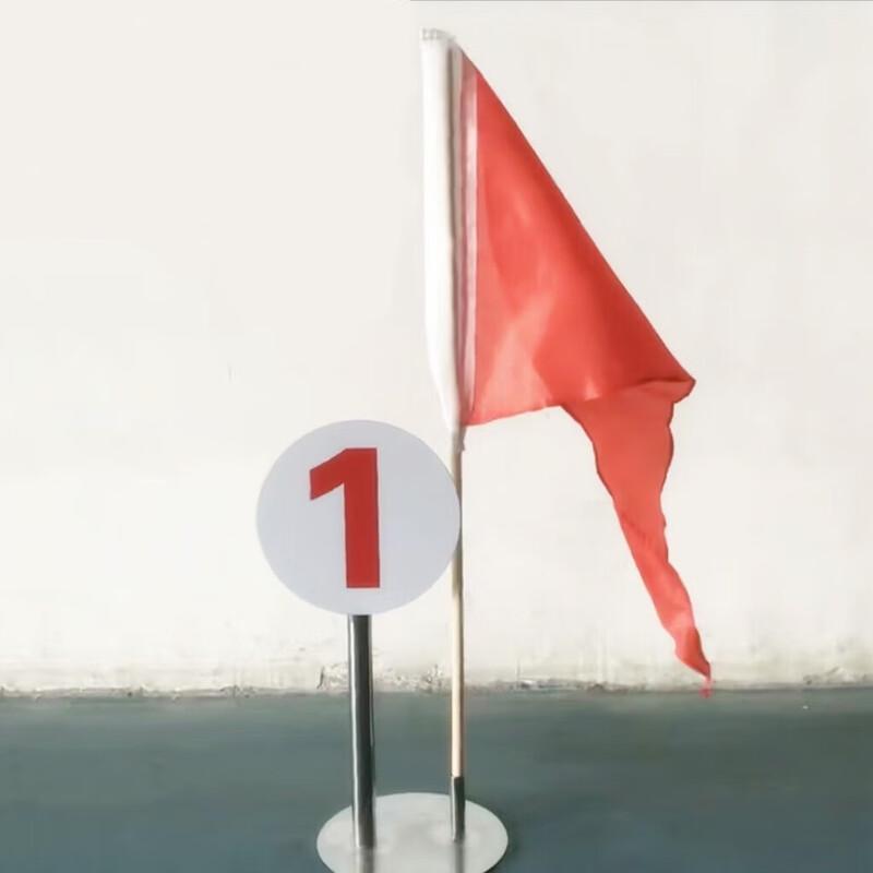 Versatile Warning Flag with Iron Pole