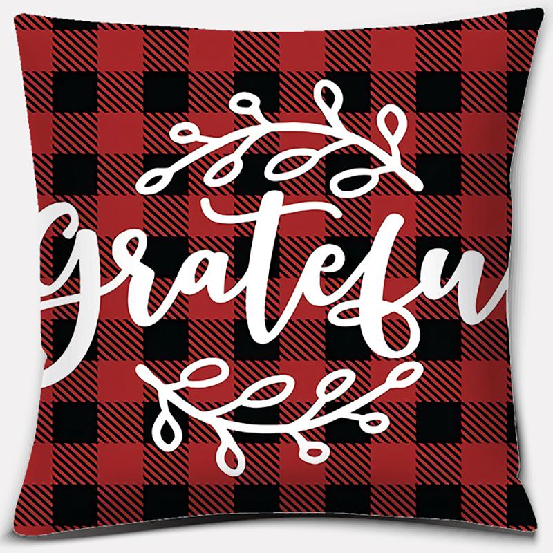 Christmas Gifts, Santa Claus, Deer, Christmas Greetings, Merry Christmas Series Pattern Pillowcase Party Pillowcase Decoration