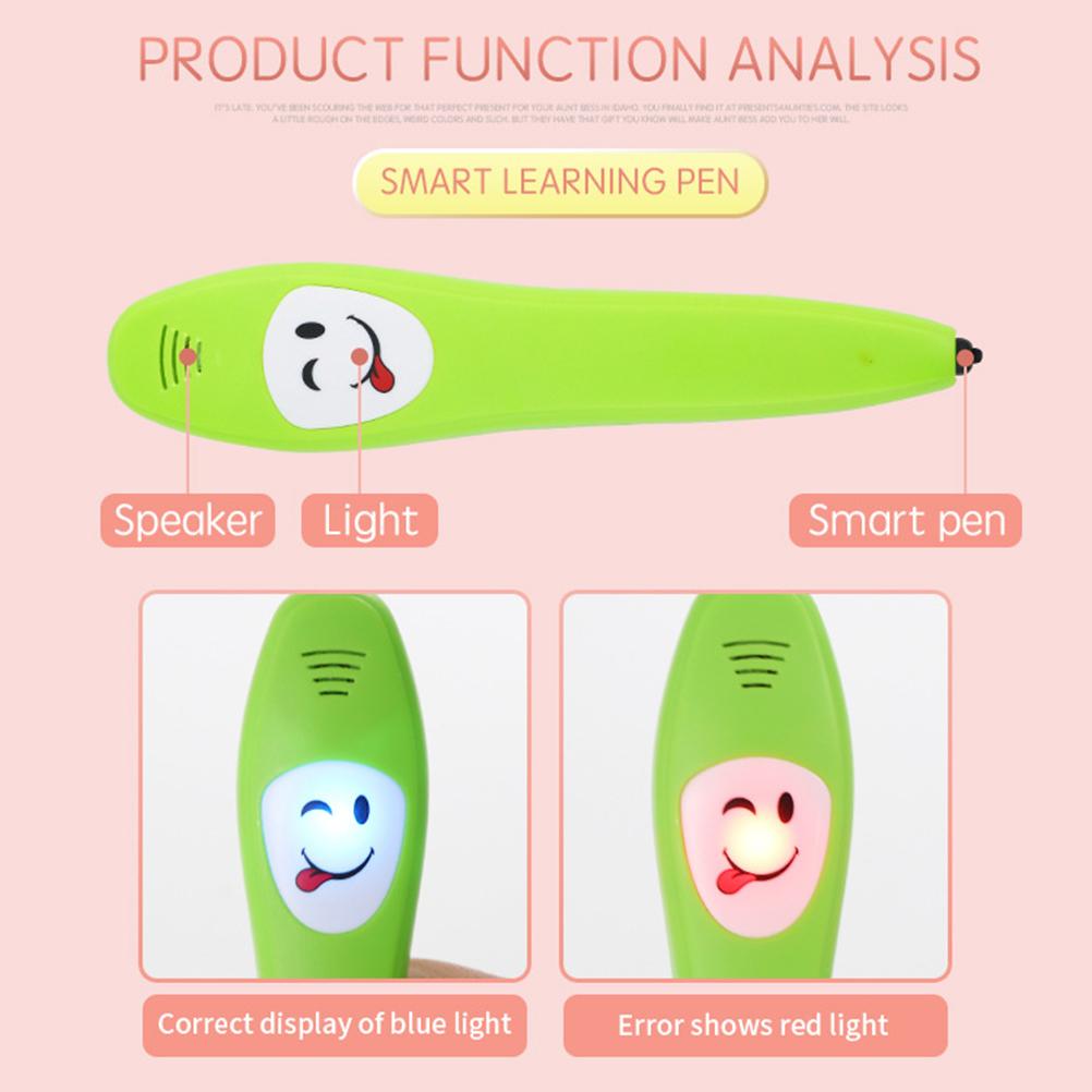 Elektronisches Englischbuch mit Smart Logic Lernstift Frühe Bildung Aufklärung Puzzle Lesen