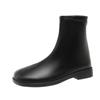 Winter Flache Wildleder Damen Stiefeletten Kurzer Plüsch Warm Designer Baumwollschuhe 2025 Trend Walking Rutschfest Gemütlich Neu Botas De Mujer