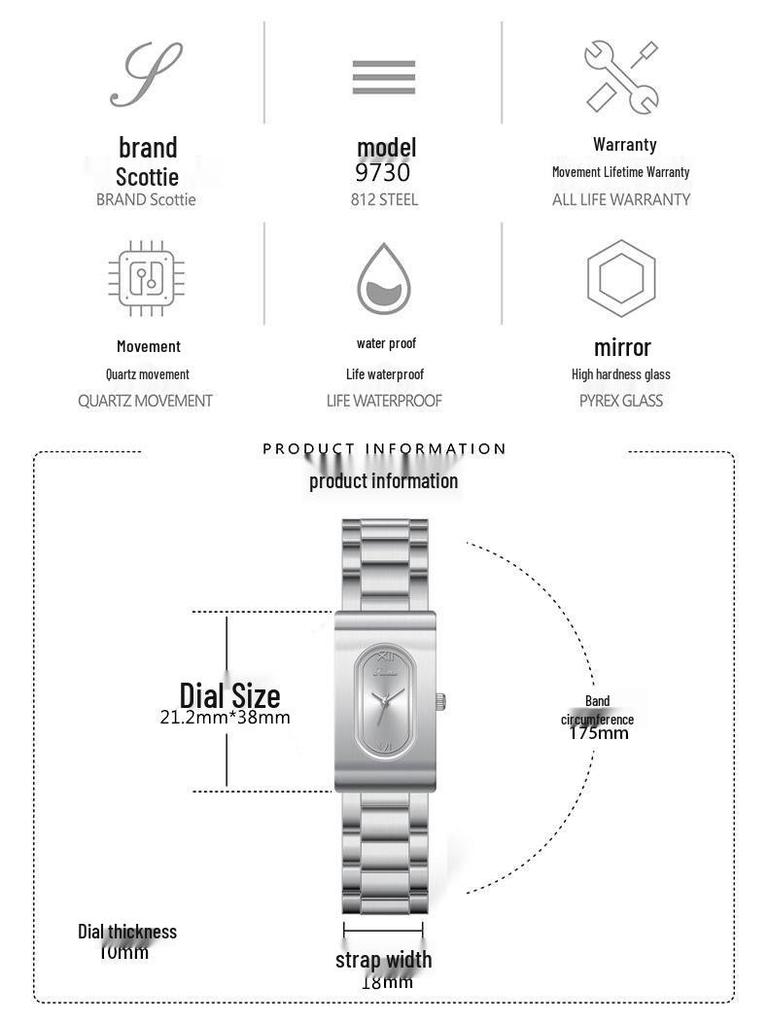 Shigaodi Damen Retro Minimalistische Lederarmbanduhr – Modisch, Lässig und Wasserdicht.