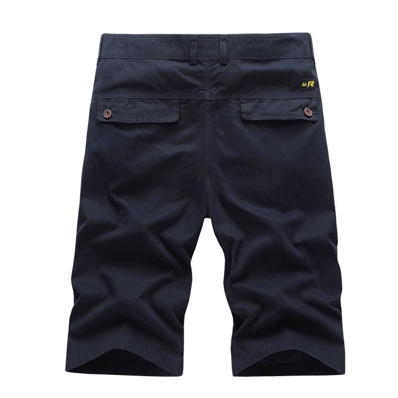 Fat Guy Pure Cotton Tooling Seven-point Tooling Pants Casual Breathable Middle-aged Large-size Tooling Casual Sports Shorts Men