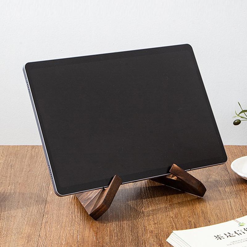 Wooden Cookbook Holders Document Tablet Reading Record Display Stand Photo Frame Bracket Home Kitchen Cookware Storage Rack