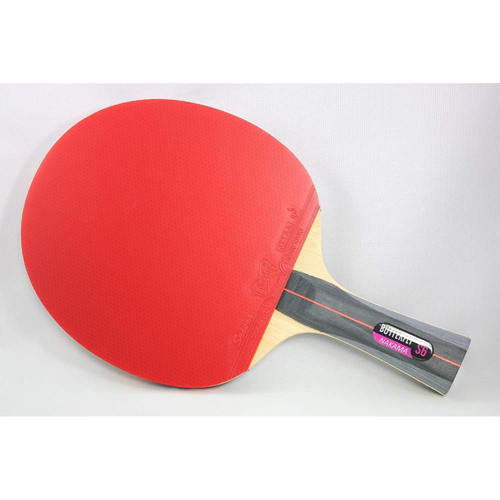 Butterfly Nakama S6 Table Tennis Racket | Lightweight, Incredible Speed, Heavy Spin