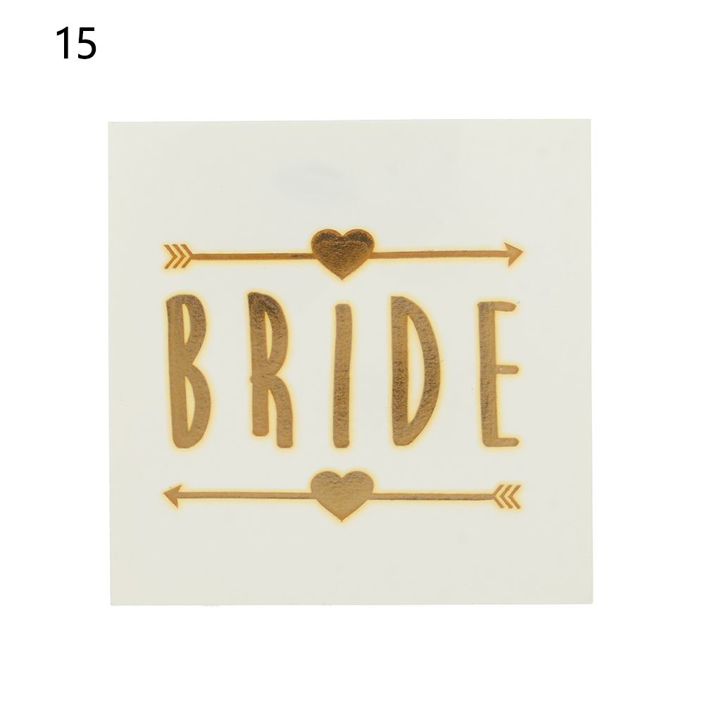 Bernvakarių lipdukas Nuotakos tatuiruotės lipdukas Nuotakos vakarėlio dekoracija Nuotakos komandos laikina tatuiruotė