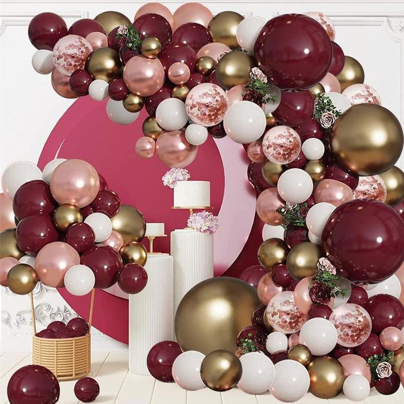 Balloon New Year'S Eve, Birthday Balloon Scene Arrangement Supplies, Festive Wedding Balloon Arch, Balloon Wedding