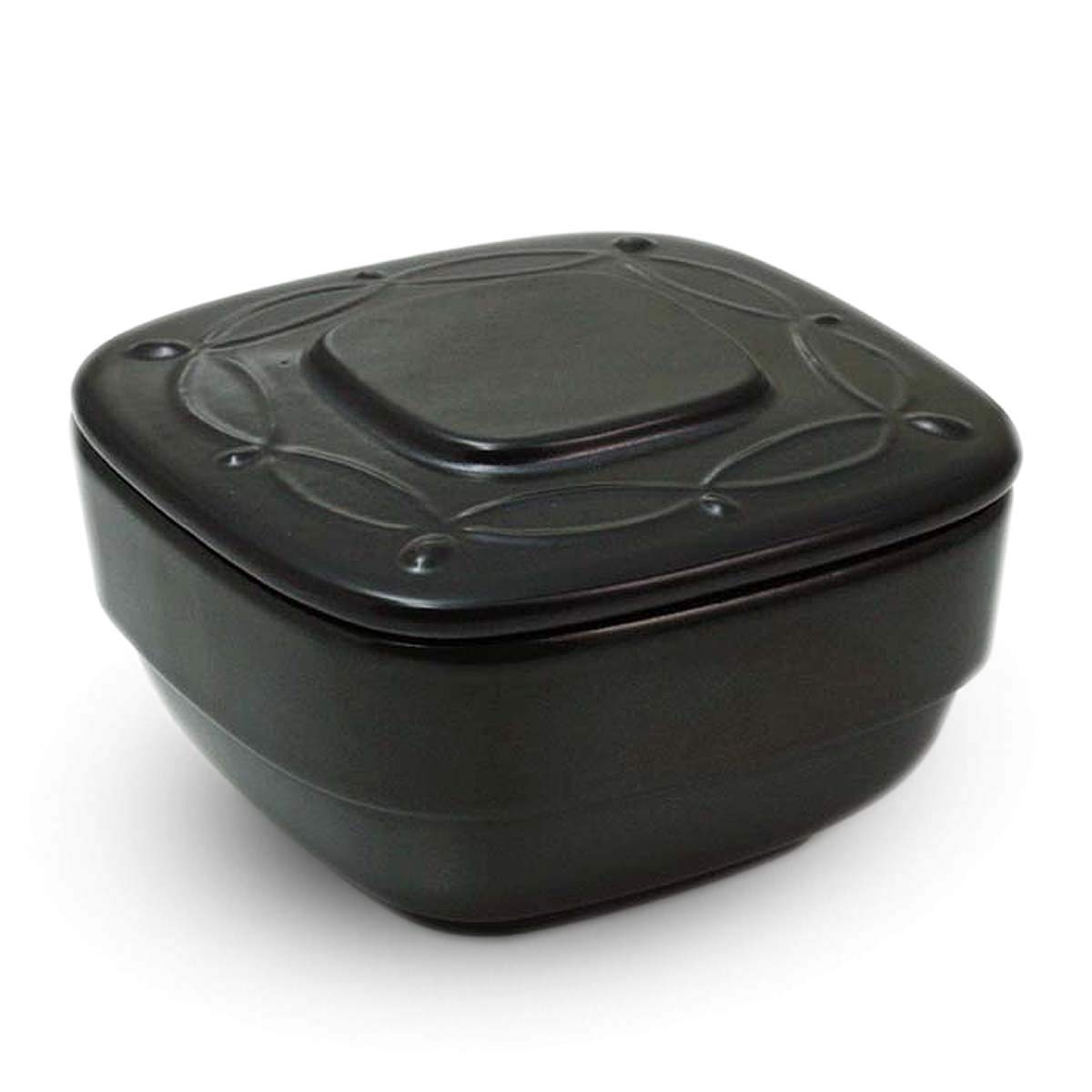 

Ranchant Новый керамический контейнер для хранения Черный Новая кастрюля Negikko Прибл.. 10.2x10.2x6см чёрный