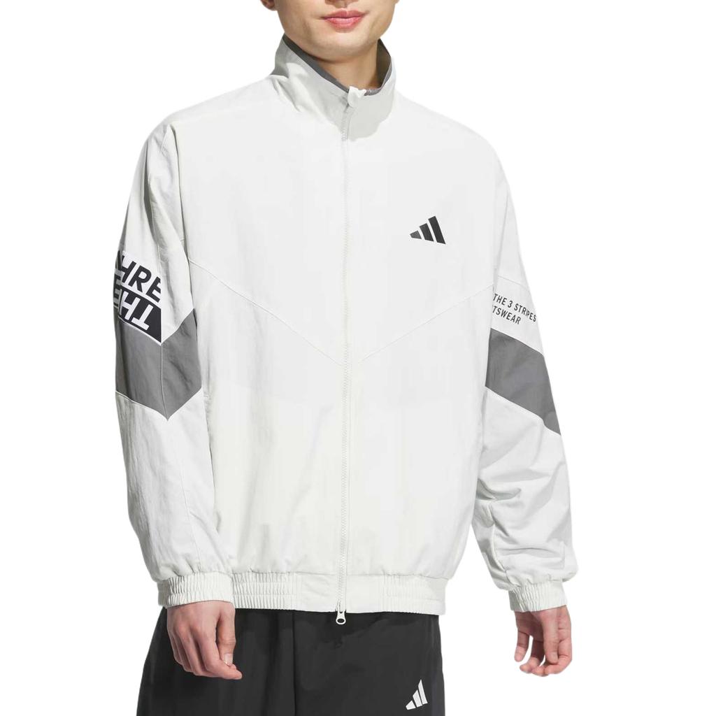 adidas Wording Pack Casual Classic Simple Retro Loose Collar Breathable Jacket Men Jacket KA1264