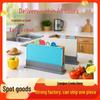 4-Piece Creative Wheat Straw Cutting Board Set for Kitchen & Baby Food Prep