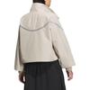 Adidas Water-Resistant Stand-Up Collar Sports Casual Jacket Women Jacket Light-Brown JM6195