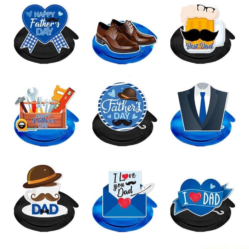 QX2E Handmade Father's Day Event Decoration Collection With Ready To Hanging Paper Accent For Indoor Use