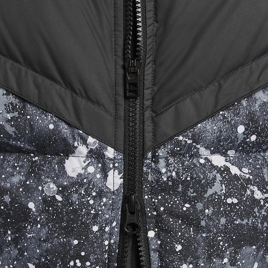 Nike Storm-FIT Windrunner Fashion Comfortable Windproof Water-Repellent Hooded Puffer Jacket Men Jackets Black HQ4184-010