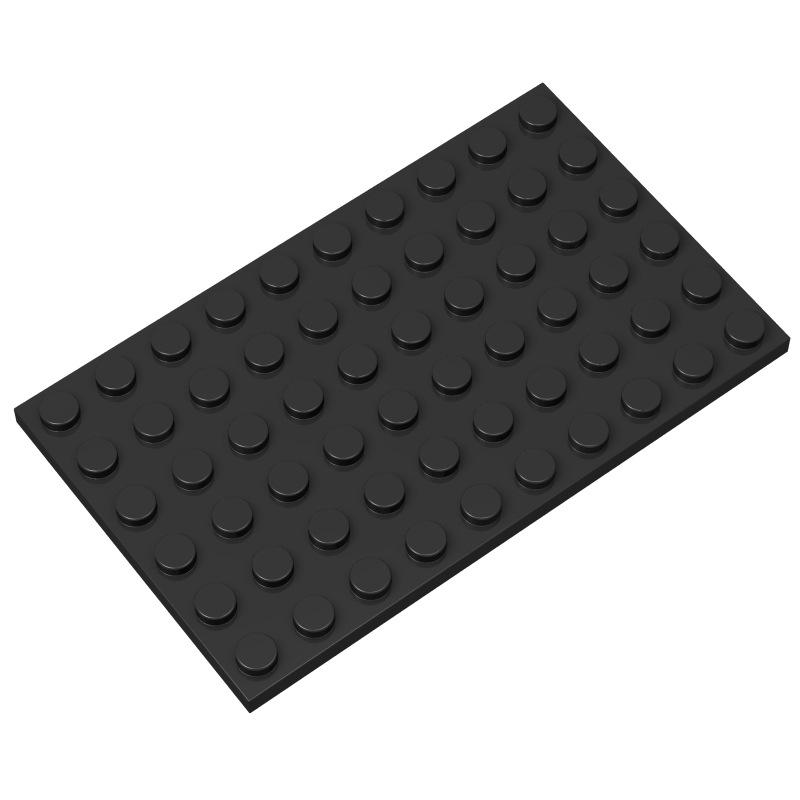 

10PCS PLATE 6x10 Dots Compatible with 3033 Baseplate Self-Locking Bricks Building Blocks Toys Accessories 10pcs чёрный