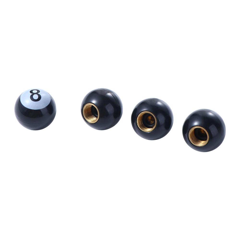 Billiards Dustproof Rustproof Wheel Rims Wheel Caps Dust Cover Valve Stem Caps Tyre Stem Air Caps