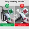 QC3.0 4-Port USB Fast Charger with Luminous Indicator for Mobile Devices - US/EU/UK Adapter