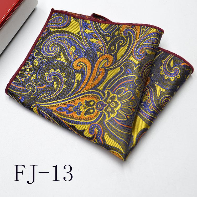 Men'S Pocket Towel Korean Version Cashew Flower Small Square Suit Handkerchief Versatile Dress 24*24Cm