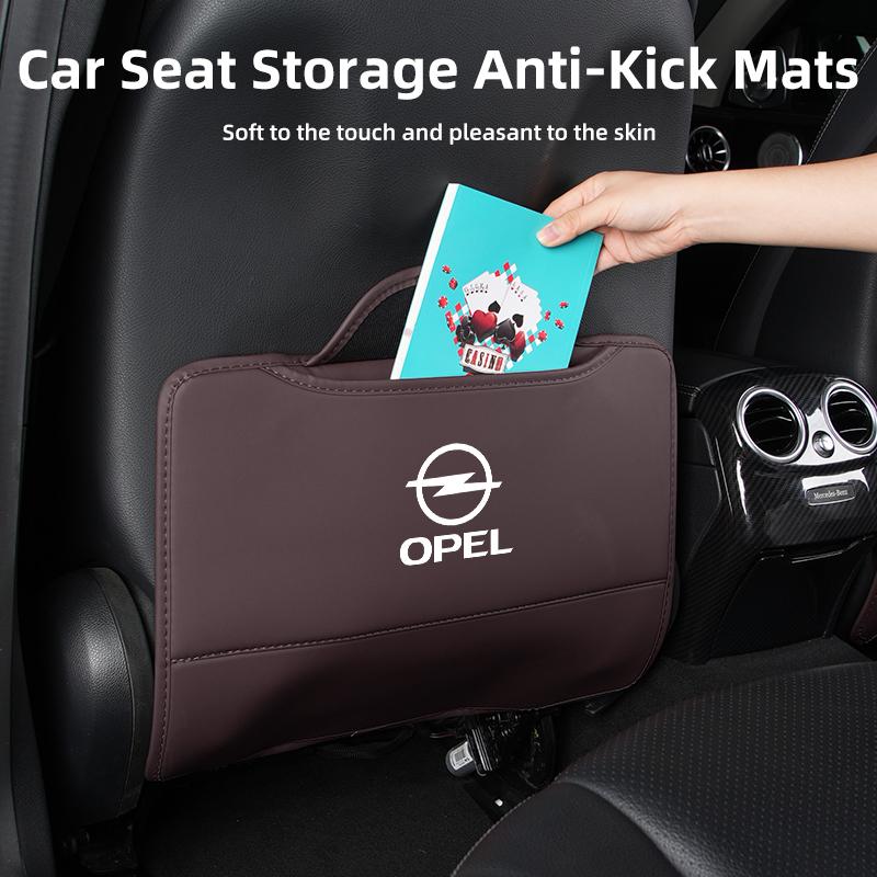 Car Seat Anti-Kick Pad Seatback Storage Protector Cover Accessories For Opel Corsa Astra Insignia Vectra Zafira Meriva Mokka Gra