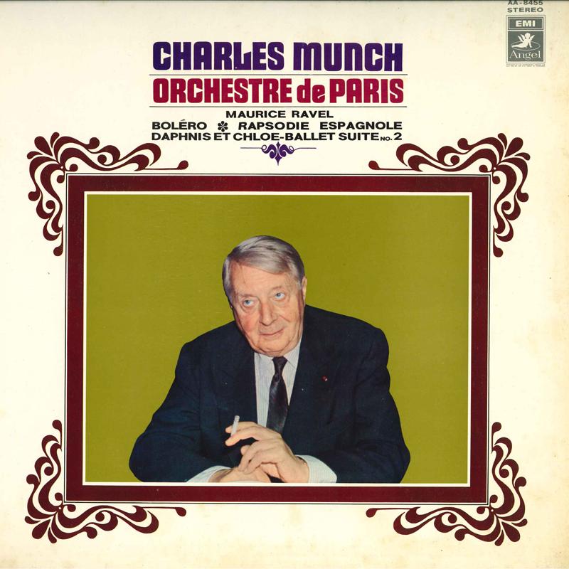 

LP Record MUNCH ORCHESTRE DE PARIS - Ravel Bolero Rapsodie Espagnole Dap AA8455 ANGEL Japan Obi Classical Used