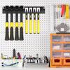 Hammer Tool Storage Rack , Wall,Mounted Organizer for Workshop & Garage Wrenches, Pliers, Tape Measures