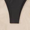 2023 V-Shaped Ribbed Bikini with Split Pants - Sexy Women's Swimwear