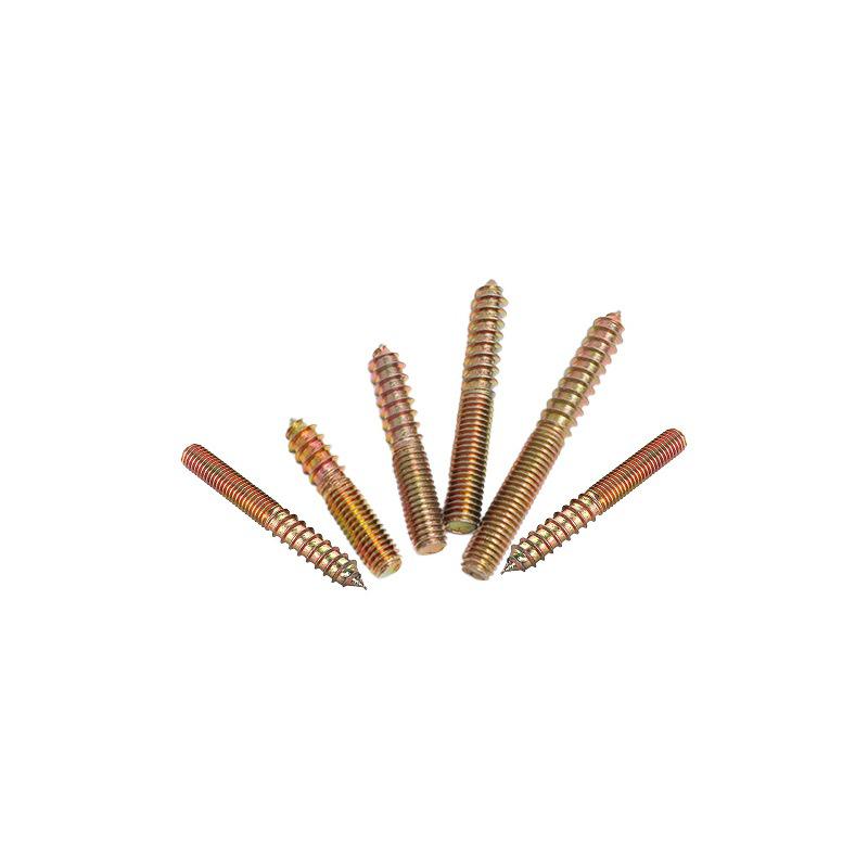 Doppelkopf-Selbstschneidende Schraube für Möbel, Sofa, Tisch, Stuhl, Treppen - Spitze Spitze, Verbinder, M6/M8/M10.