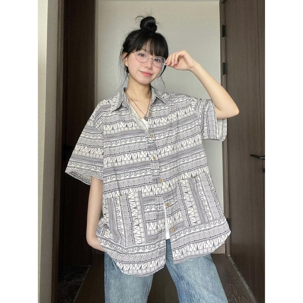 Sommer Fünf-Ärmel Jugendlicher Modetrend, Tägliches Modisches Herrenhemd, Japanisches Vielseitiges Neues Künstlerisches Hemd