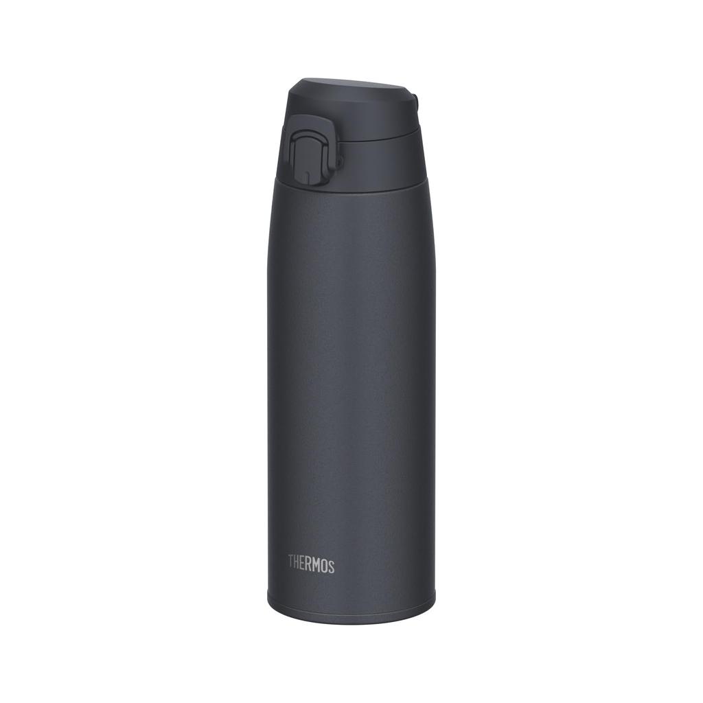 Thermos Vacuum Insulated Portable Ash with Ceramic Easy To and Quick To Dry Dishwasher Safe Mug, 800ml, Black, Coating, Water-Repellent, Clean,
