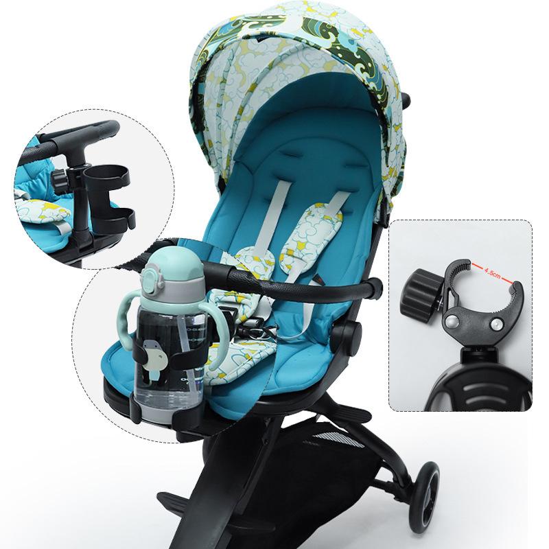 Universal Stroller Cup Holder for Baby Stroller and Bike Adjustable Water Bottle Secure Holder