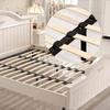 20pcs Replacement Bed Slat Holders Caps Plastic Black Bed Slats Connector Square Convenient Sofa End Caps Holder Sofa