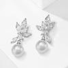 RAKOL Elegant Pearl Earrings for Women - European & American Stylish Fashion Trend Jewelry