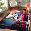 Custom 1Pc Custom Gta Apparel Flannel Personalized Rug Non Slip Floor Mat Soft Carpet for Living Bedroom Office Home Decor Gift