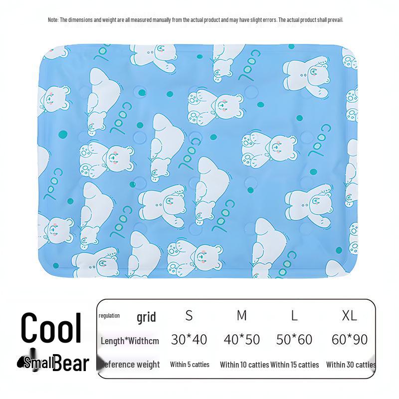 Pet Cooling Gel Mat: Scratch & Bite-Resistant Cushion for Cats and Dogs - Large Summer Cool Pad