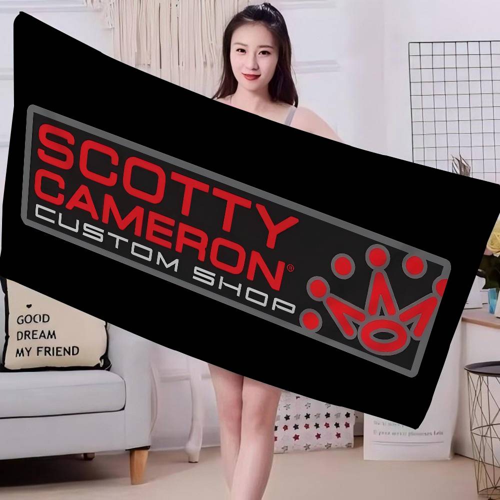 S-Scotty C-Camerons Microfiber Beach Towel Absorbent Quick Dry Soft Yoga Swimming Resort Mountain Climbing Towel