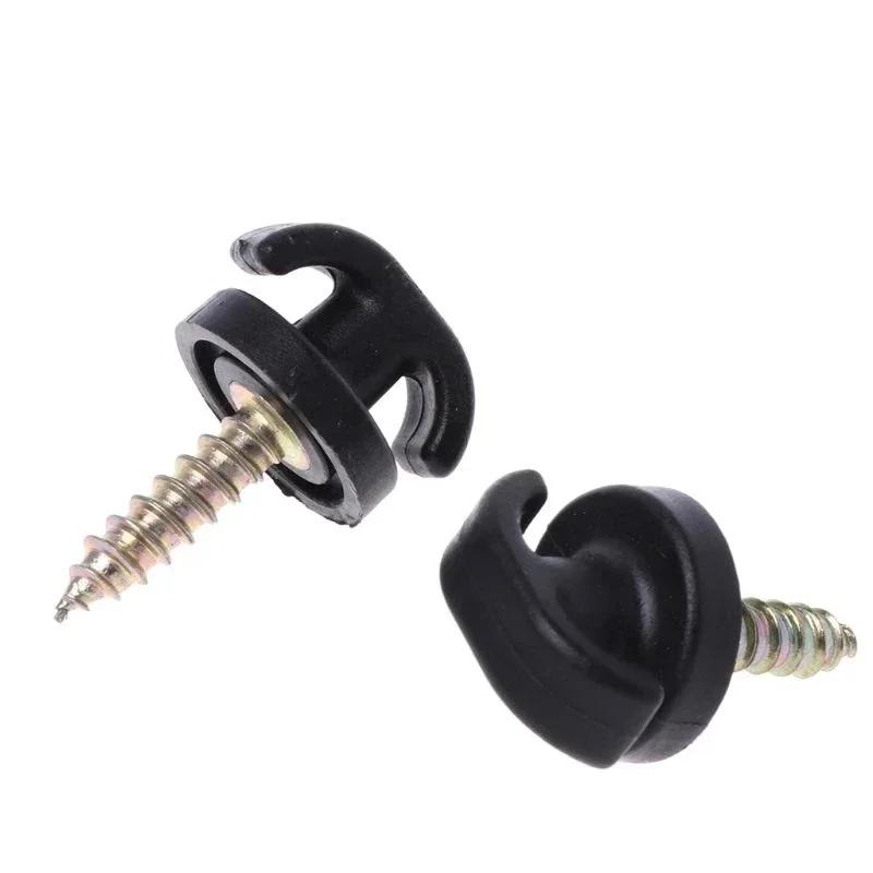 Universal Car Mesh Pocket Hooks Seat Mesh Buckle Hanger Car Interior Trunk Screw Fixing Hook Ring Storage Mesh Pocket Mount Clip