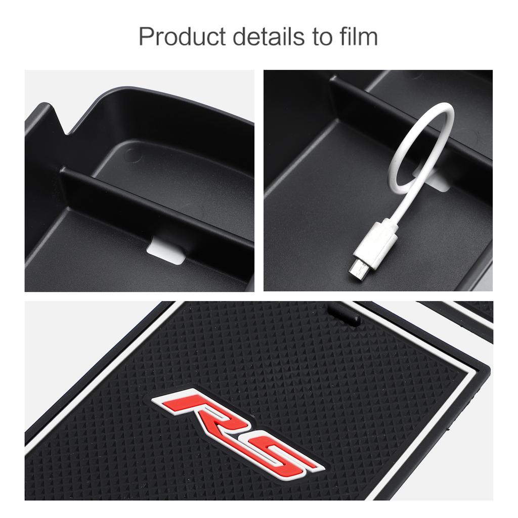 for Chevy Chevrolet Trax RS 2024 2025 Center Console Storage Armrest Box Tray Interior Tidying Accessories