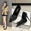 High Heels Summer New Fashion Flower Pointed Stiletto Women's Fashion Shoes
