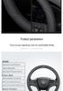 Baojun Genuine Leather Universal Steering Wheel Cover - Ultra-Thin, All-Season (Models: 510, 730, 560, 630, 310W, 530).