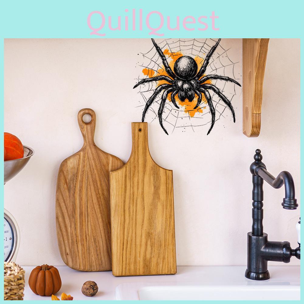 Spider Halloween Webs Bedroom Living Room Foyer Home Decoration Wall Stickers