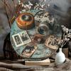 Iron Wall Art Decor Vintage Painting Handmade Metal Tin Sign 20x20cm