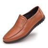 New Designer Cow Leather Loafers for Men Fashion Soft-soled Men's Driving Shoes Autumn Winter Solid Color Casual Shoes Male